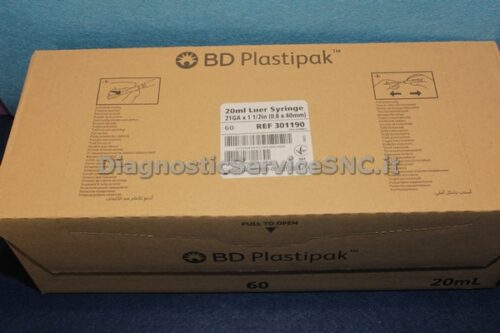 Siringhe BD 20 ml ago 21G 60 pz