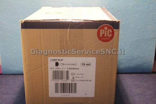 Siringhe PIC 10 ml ago 21G 100 pz