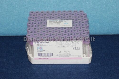 Vacutainer K3 EDTA 3 ml tappo lilla 100 pz