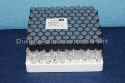 Vacumed Na citrato 3.2 ml tappo nero 100 pz