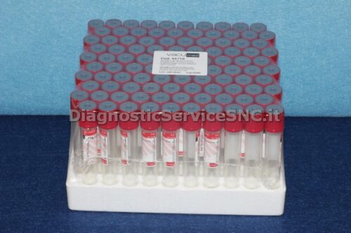 Vacumed gel 8 ml tappo rosso 100 pz