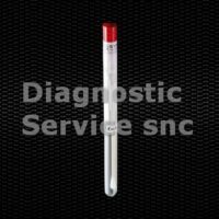 Tamponi secchi asta legno + cotone sterili in provetta tappo rosso 500 pz